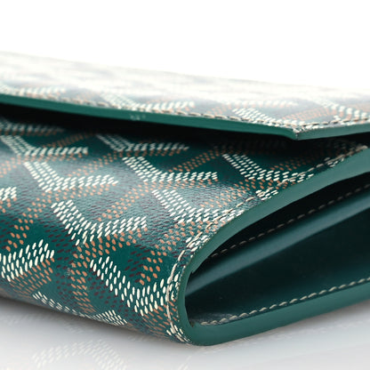 Goyard Goyardine Varenne Continental Wallet Green 11 of 14