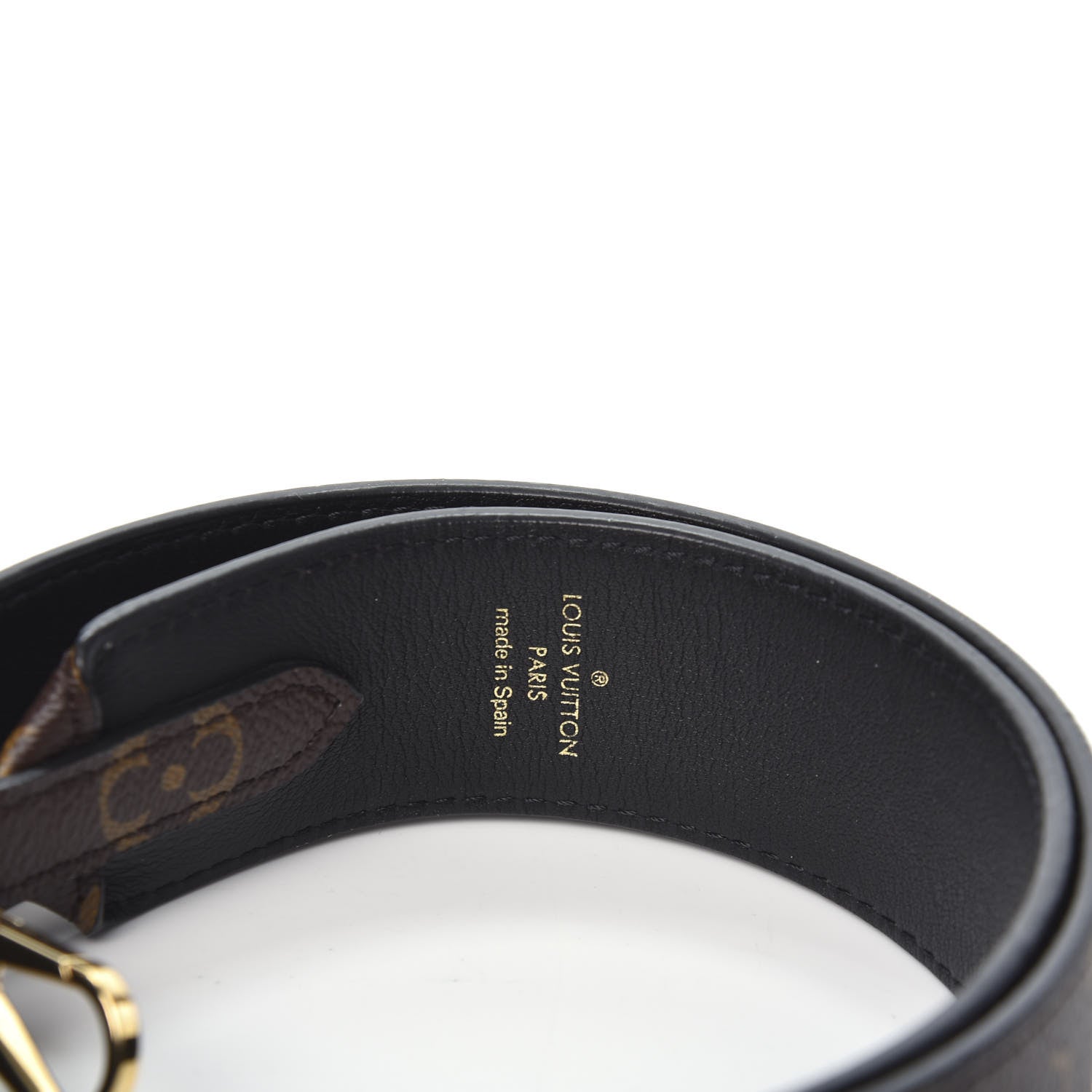 Louis Vuitton Monogram Bandouliere Shoulder Strap Black 3 of 3