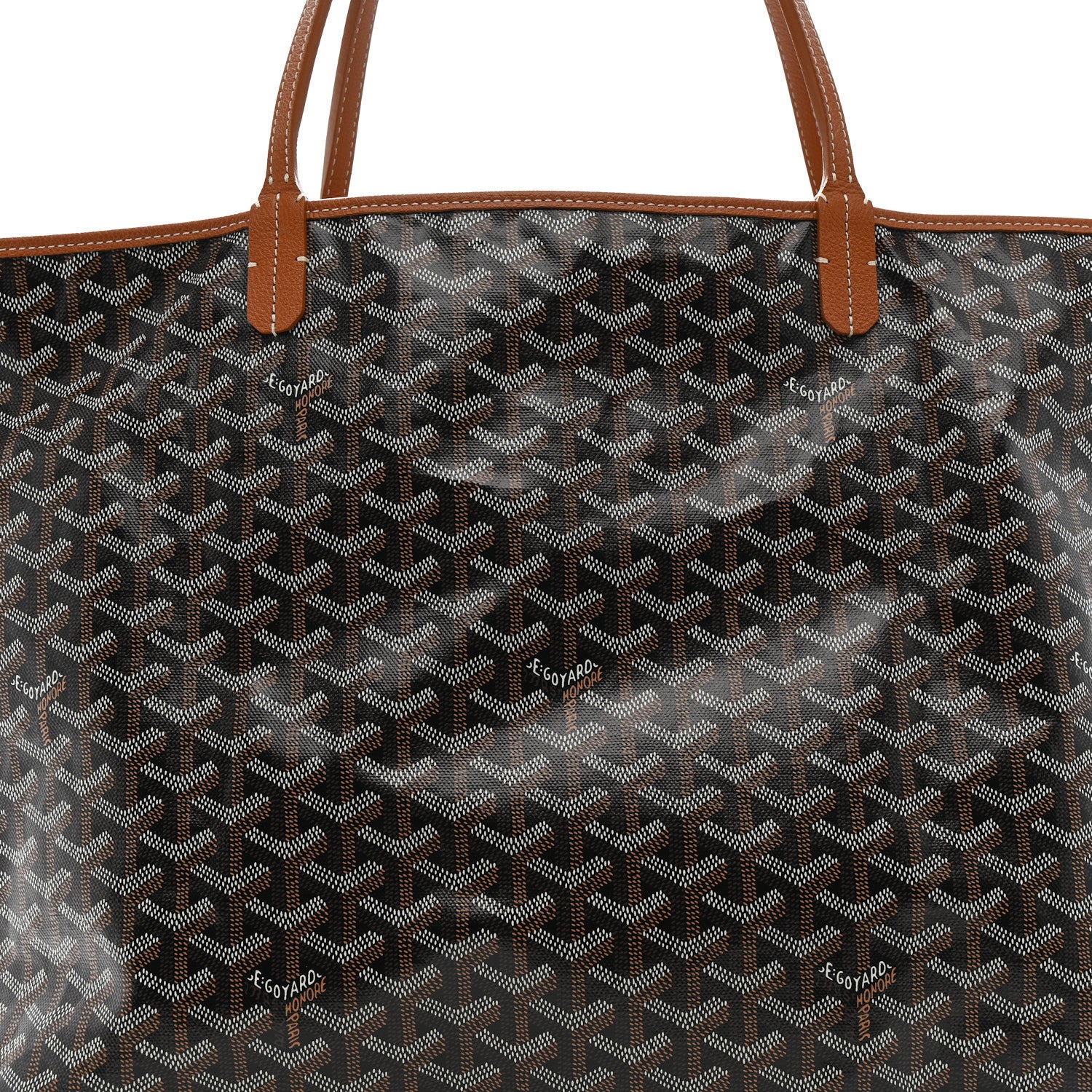 Goyard Goyardine Saint Louis GM Black Gold 9 of 11