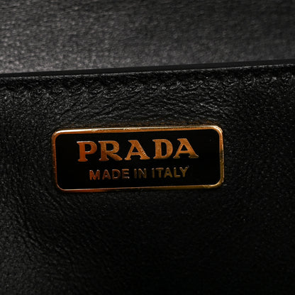 Prada City Calf Saffiano Cahier Bag Black 5 of 9