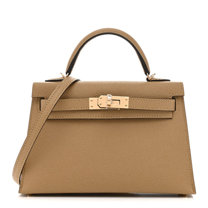 Hermes Epsom Mini Kelly Sellier 20 Poussiere 1 of 10