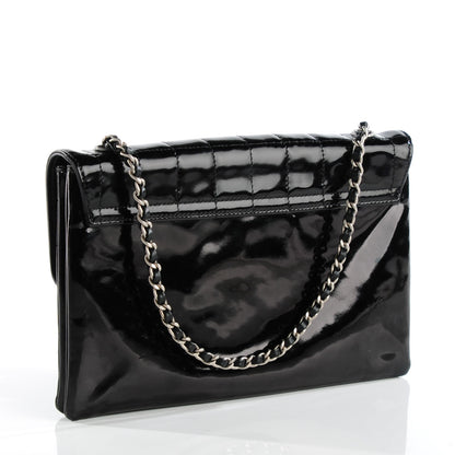 Chanel Patent Chocolate Bar Mademoiselle Flap Black 3 of 8