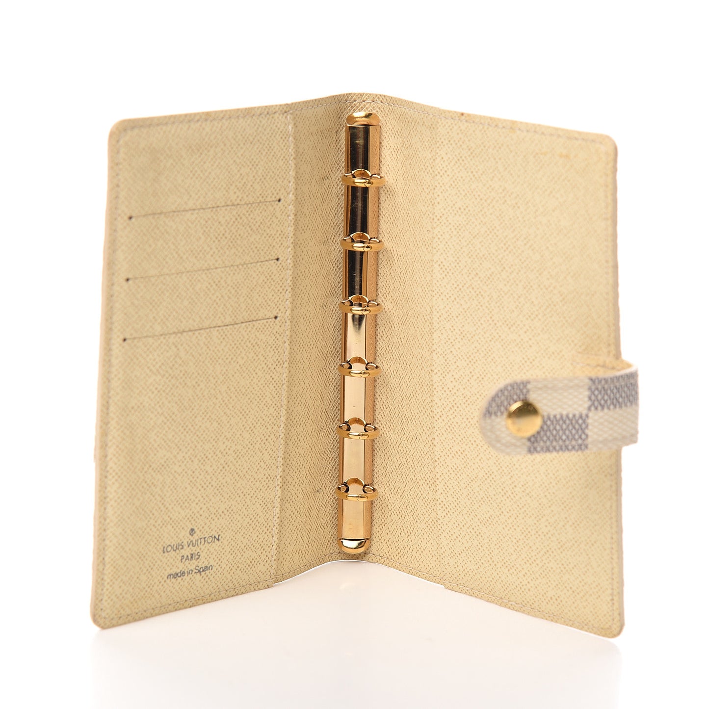 Damier Azur Small Ring Agenda Cover