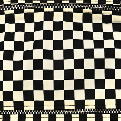 Givenchy Nylon Checker Print Large Pandora Black White 9 of 15