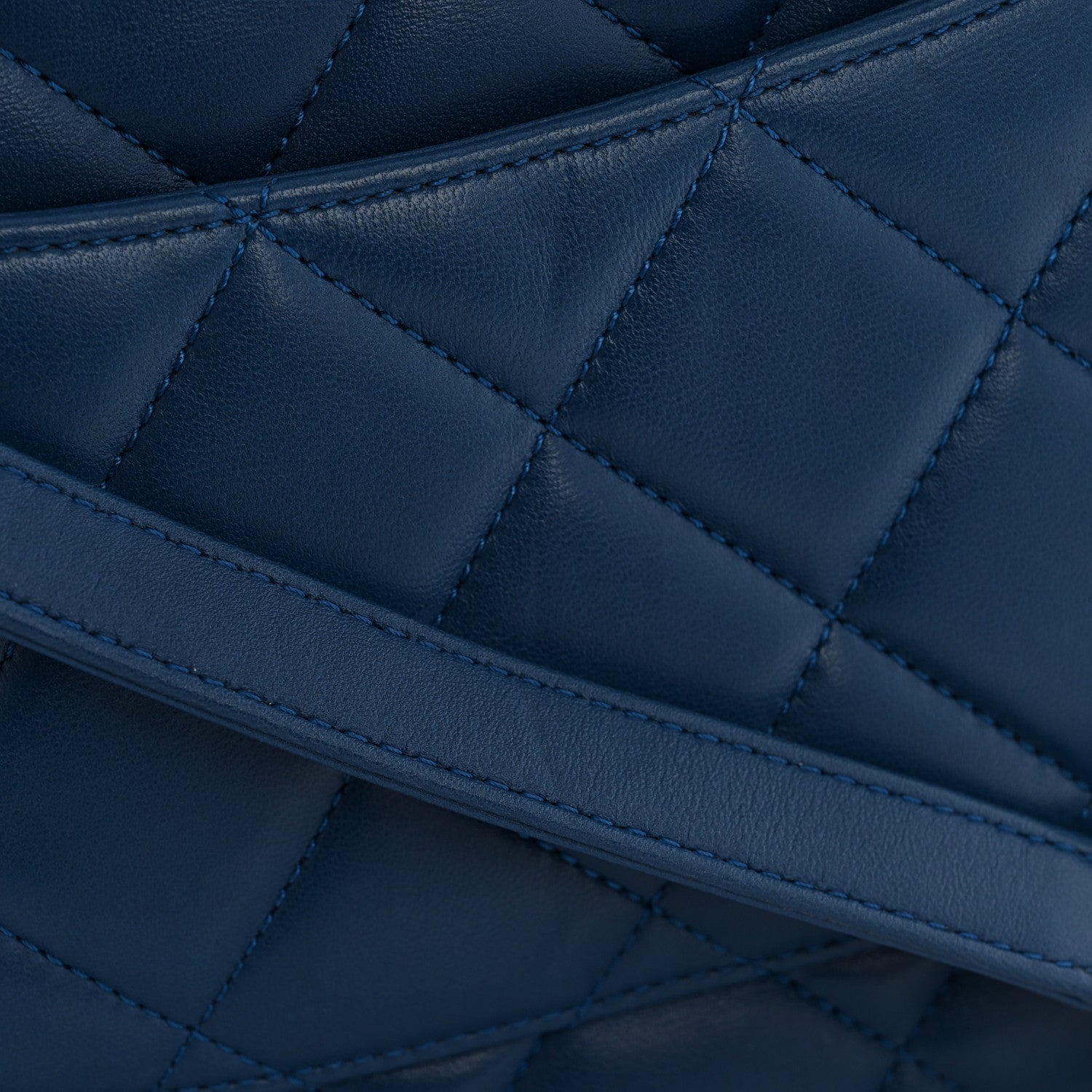 Chanel Lambskin Quilted Small Trendy CC Flap Dual Handle Bag Blue 13 of 15
