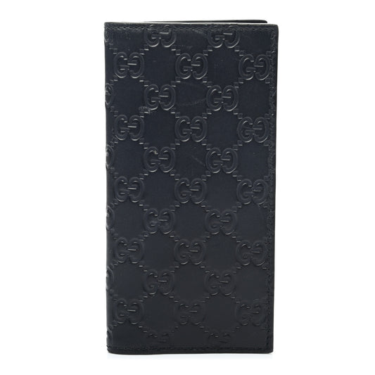 Guccissima Long Wallet Black