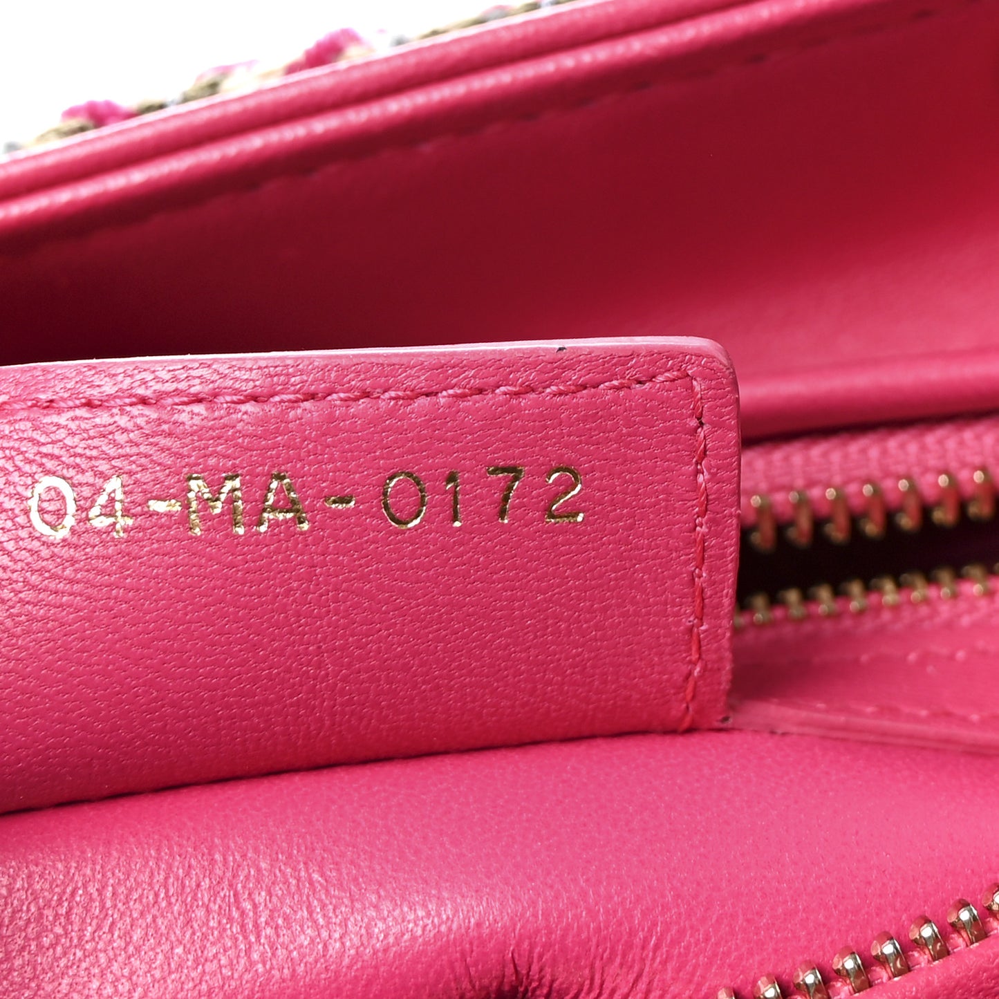 Tweed Medium Lady Dior Pink Multicolor
