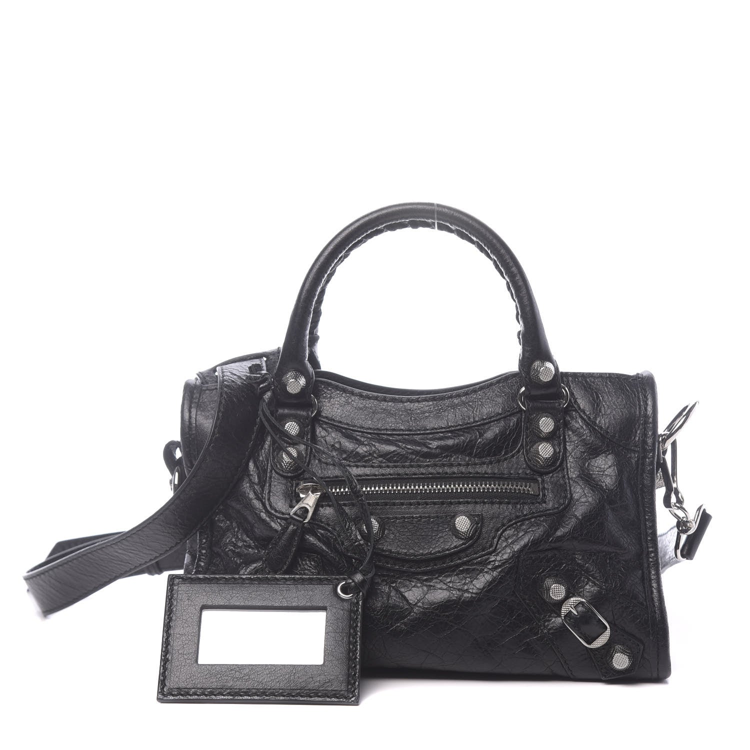 Balenciaga Agneau Giant 12 Silver Hardware Mini City Black 1 of 10