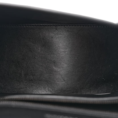 Balenciaga Shiny Calfskin Monochrome Crocodile Embossed Small Hourglass Top Handle Bag Black 5 of 10