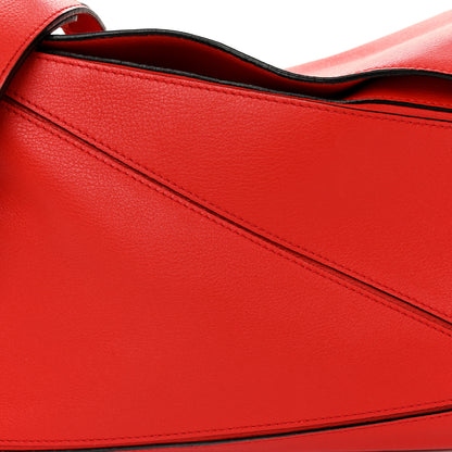 Loewe Calfskin Medium Puzzle Bag Scarlet 13 of 13