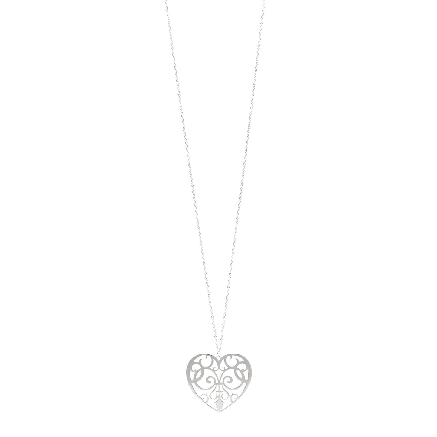 Sterling Silver Enchant Heart Pendant Necklace