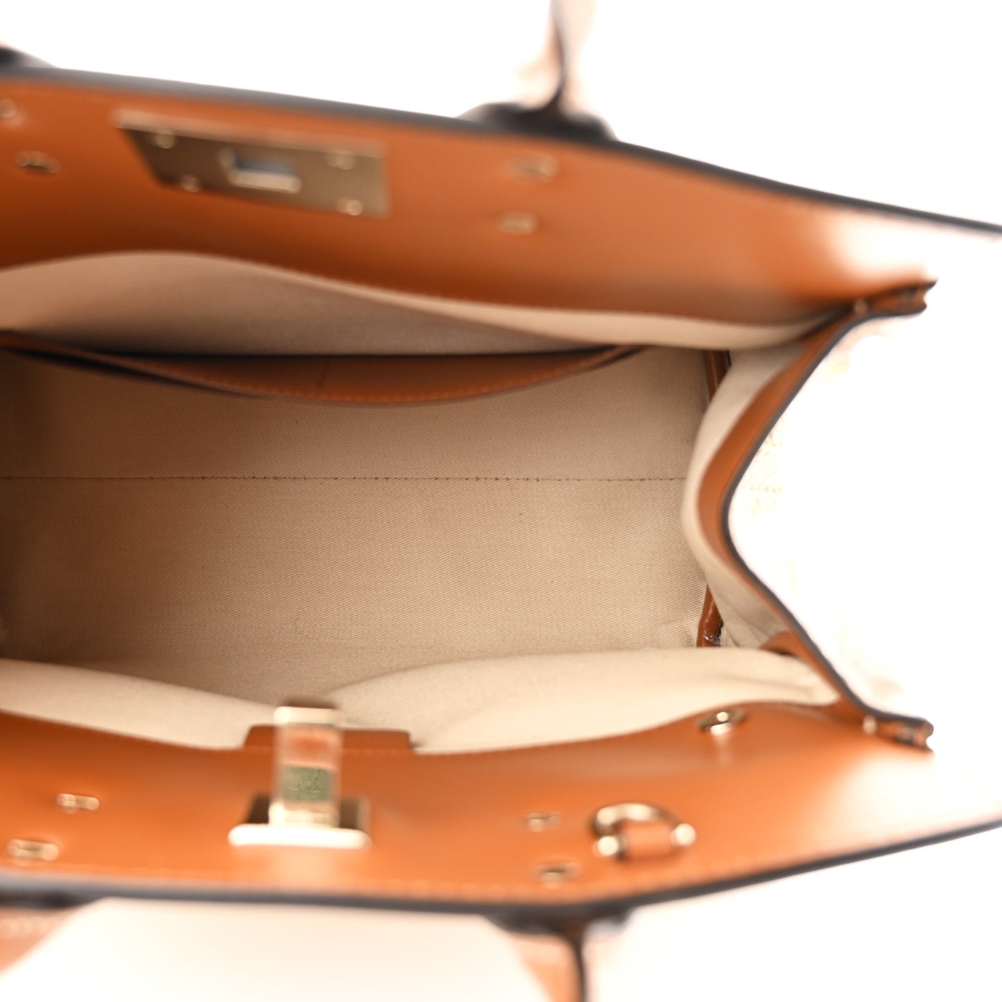 Wicker Calfskin Medium The Studio Bag Naturale Brown