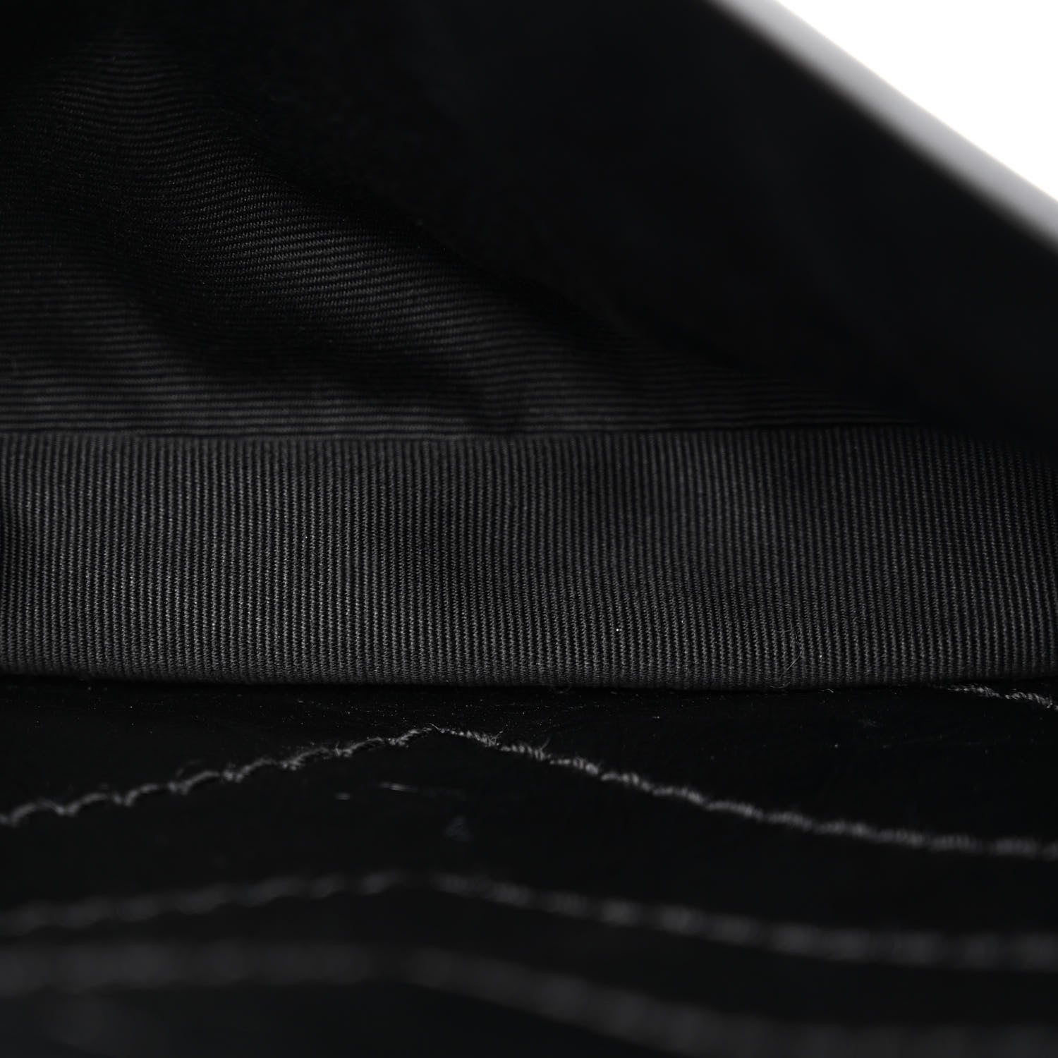 Saint Laurent Crinkled Lambskin Matelasse Monogram Baby Niki Chain Satchel Black 5 of 11