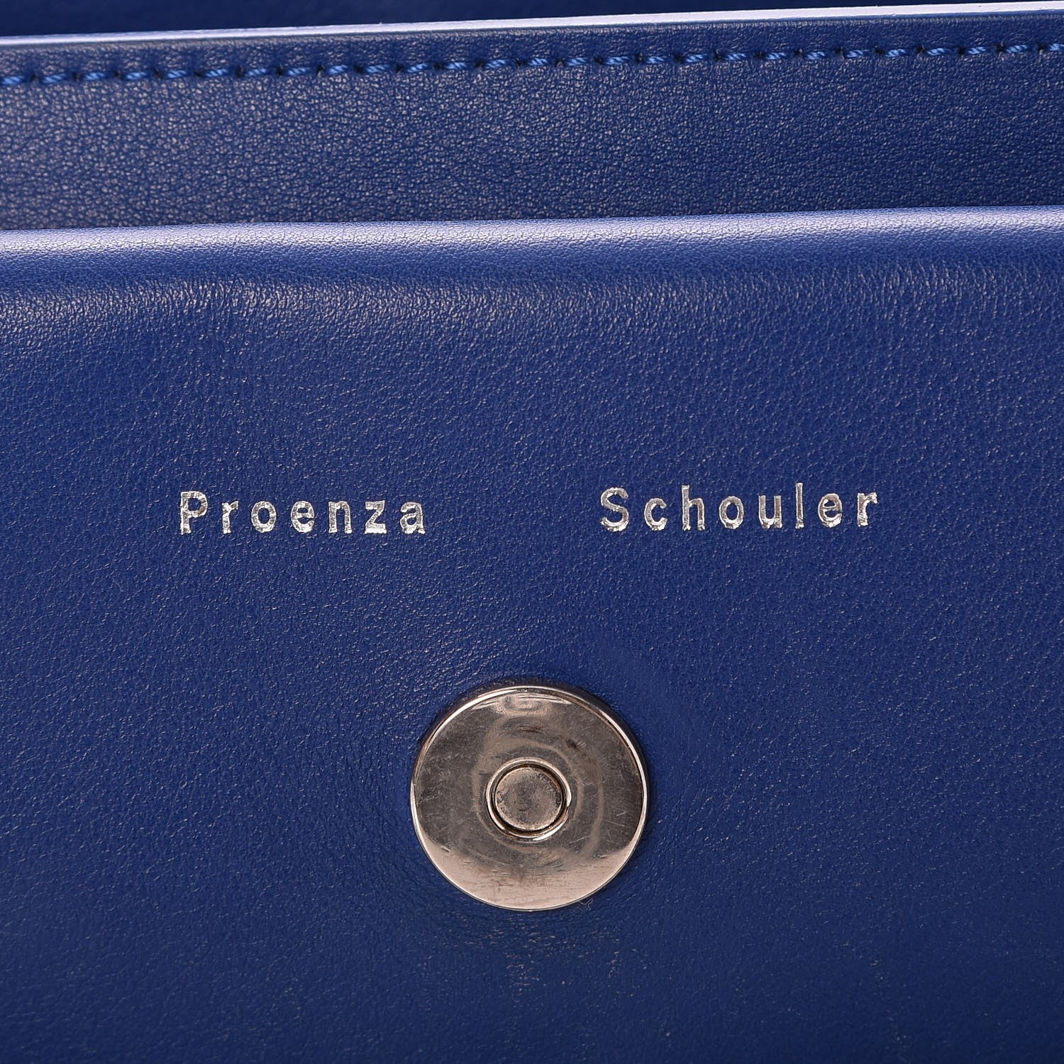 Proenza Schouler Smooth Calf PS11 Classic Shoulder Bag Royal Blue 7 of 16