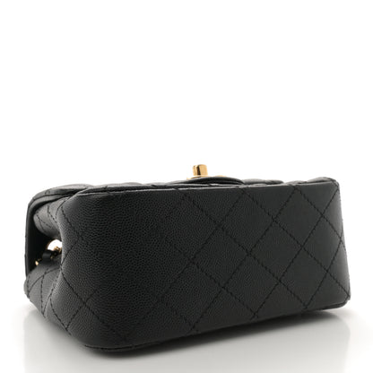 Chanel Caviar Quilted Mini Square Flap Black 4 of 10