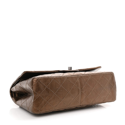 Chanel Metallic Aged Calfskin Quilted 2.55 Reissue 226 Flap Dark Copper 6 of 15