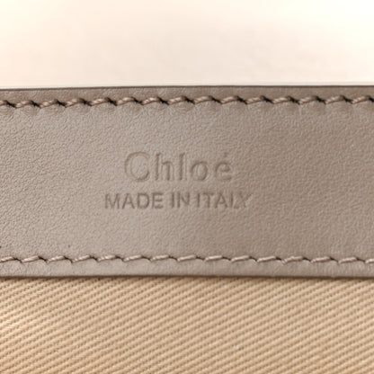 Chloe Calfskin Suede C Clutch With Chain Motty Grey 6 of 10