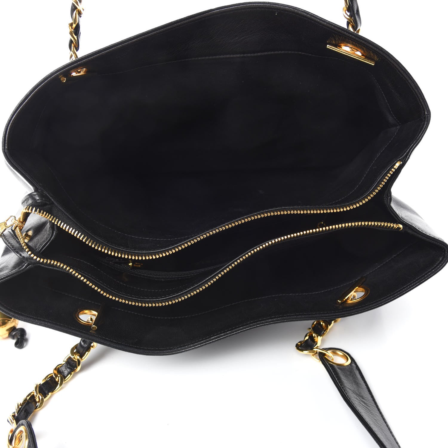 Chanel Lambskin Flap Shoulder Bag Black 5 of 12