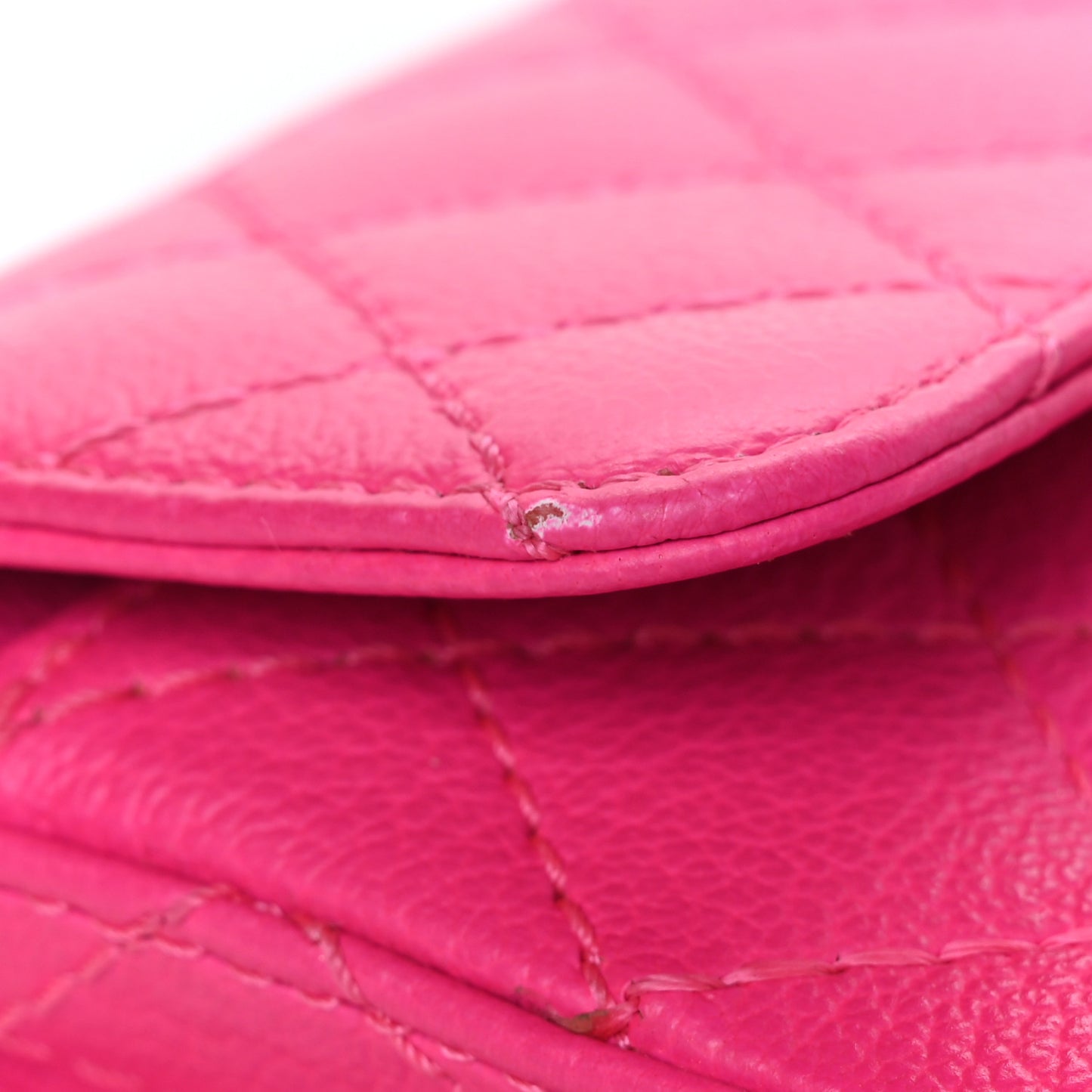 Goatskin Quilted 2.55 Reissue Flap Belt Bag Fluorescent Pink