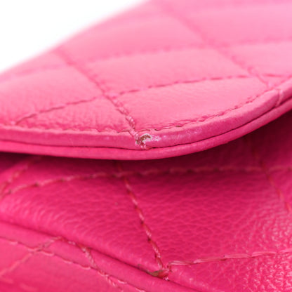 Chanel Goatskin Quilted 2.55 Reissue Flap Belt Bag Fluorescent Pink 11 of 12