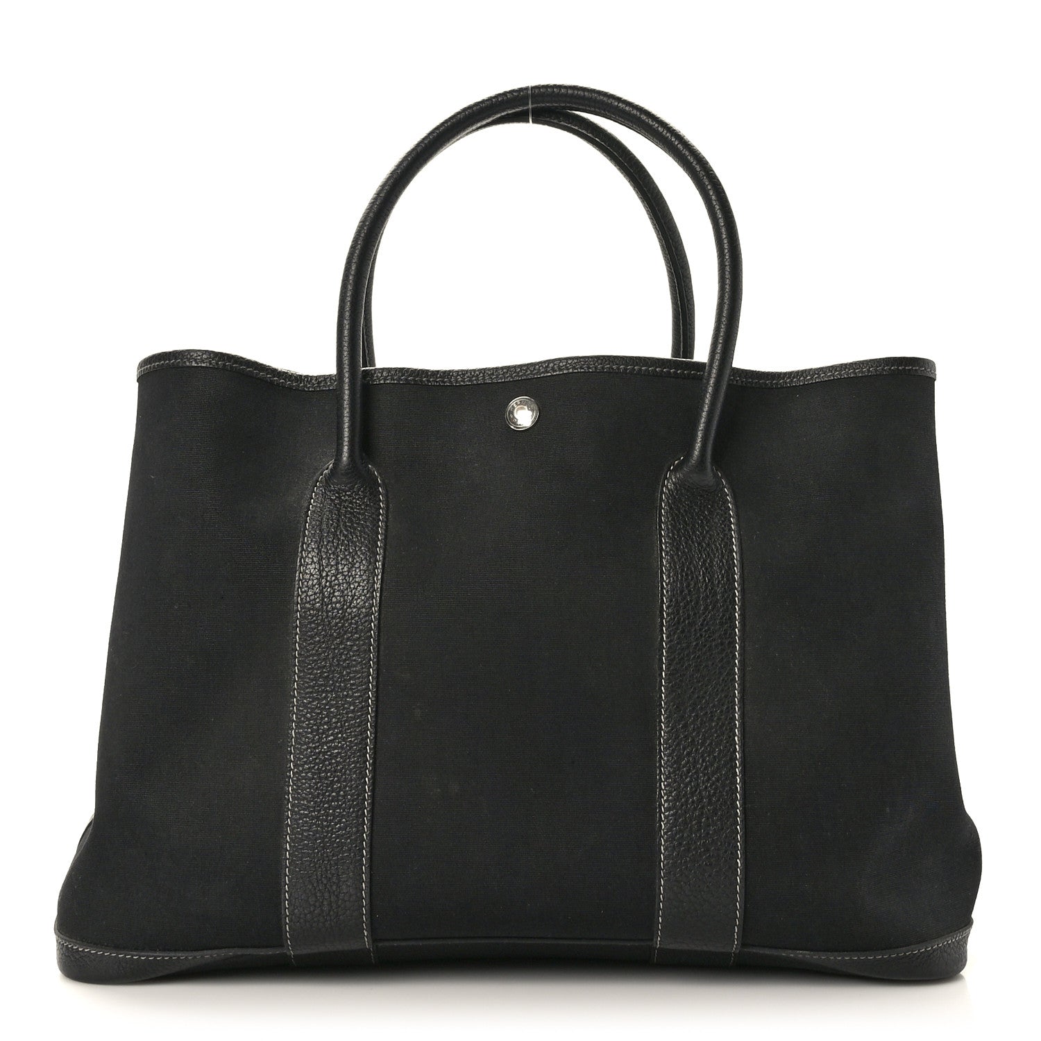 Hermes Toile Negonda Garden Party Tote 36 MM Black 1 of 8