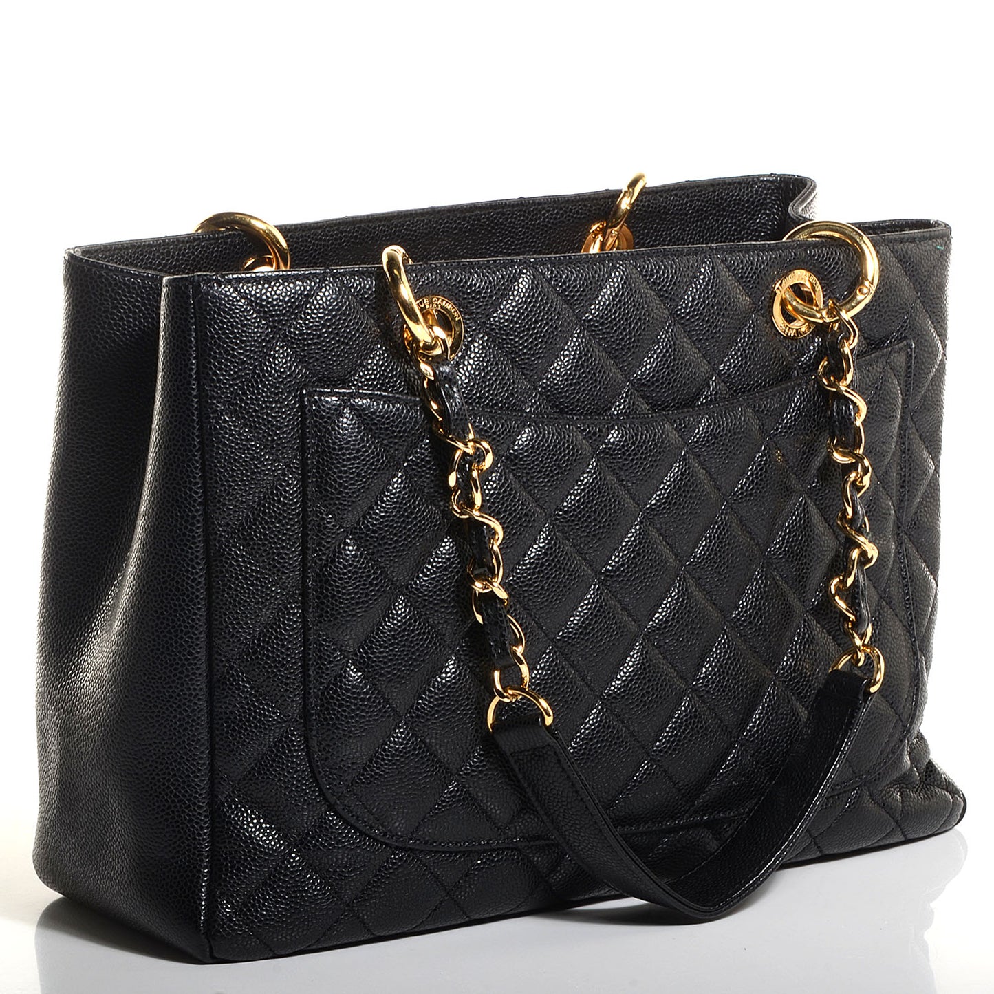 Caviar Grand Shopping Tote GST Black