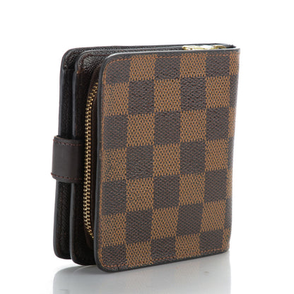 Louis Vuitton Damier Ebene Zippe Zipped Compact Wallet 3 of 7