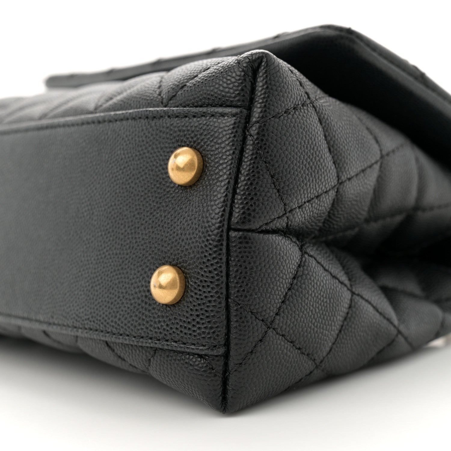 Chanel Caviar Quilted Mini Coco Handle Flap Black 10 of 11