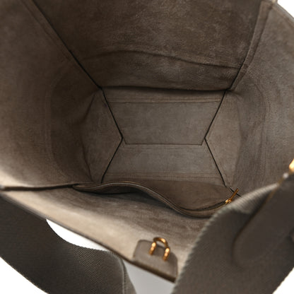 Celine Soft Grained Calfskin Sangle Bucket Bag Taupe 5 of 10