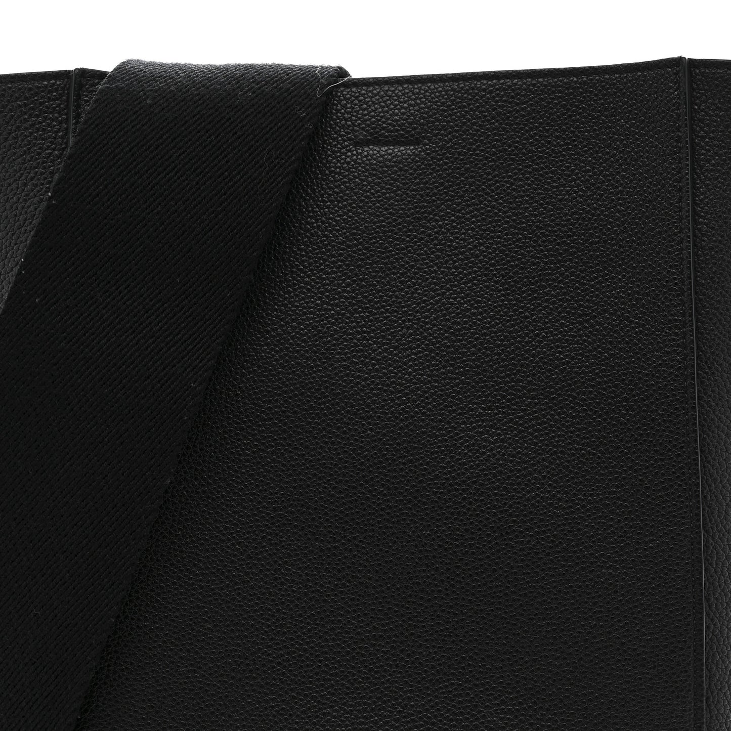 Soft Grained Calfskin Small Sangle Bucket Bag Black