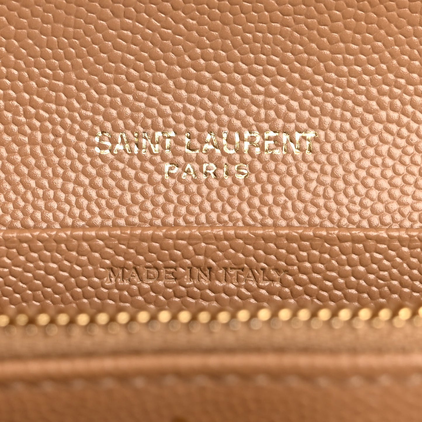 Grain De Poudre Matelasse Chevron Monogram Flap Wallet Cork