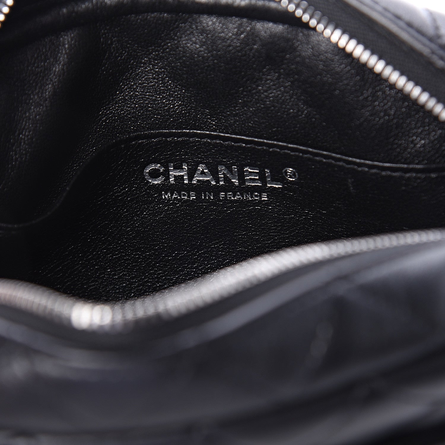 Chanel Lambskin Quilted Small Timeless Camera Case Black 5 of 7