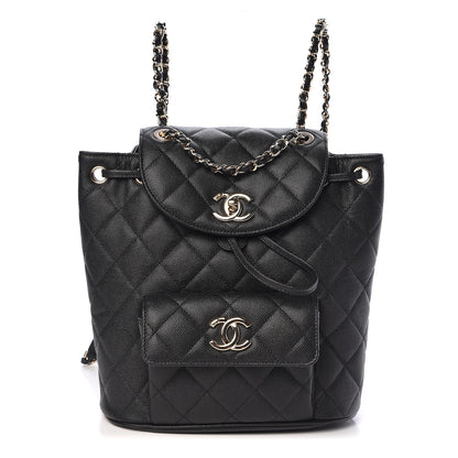 Chanel Caviar Quilted Backpack Bag Black 1 of 11