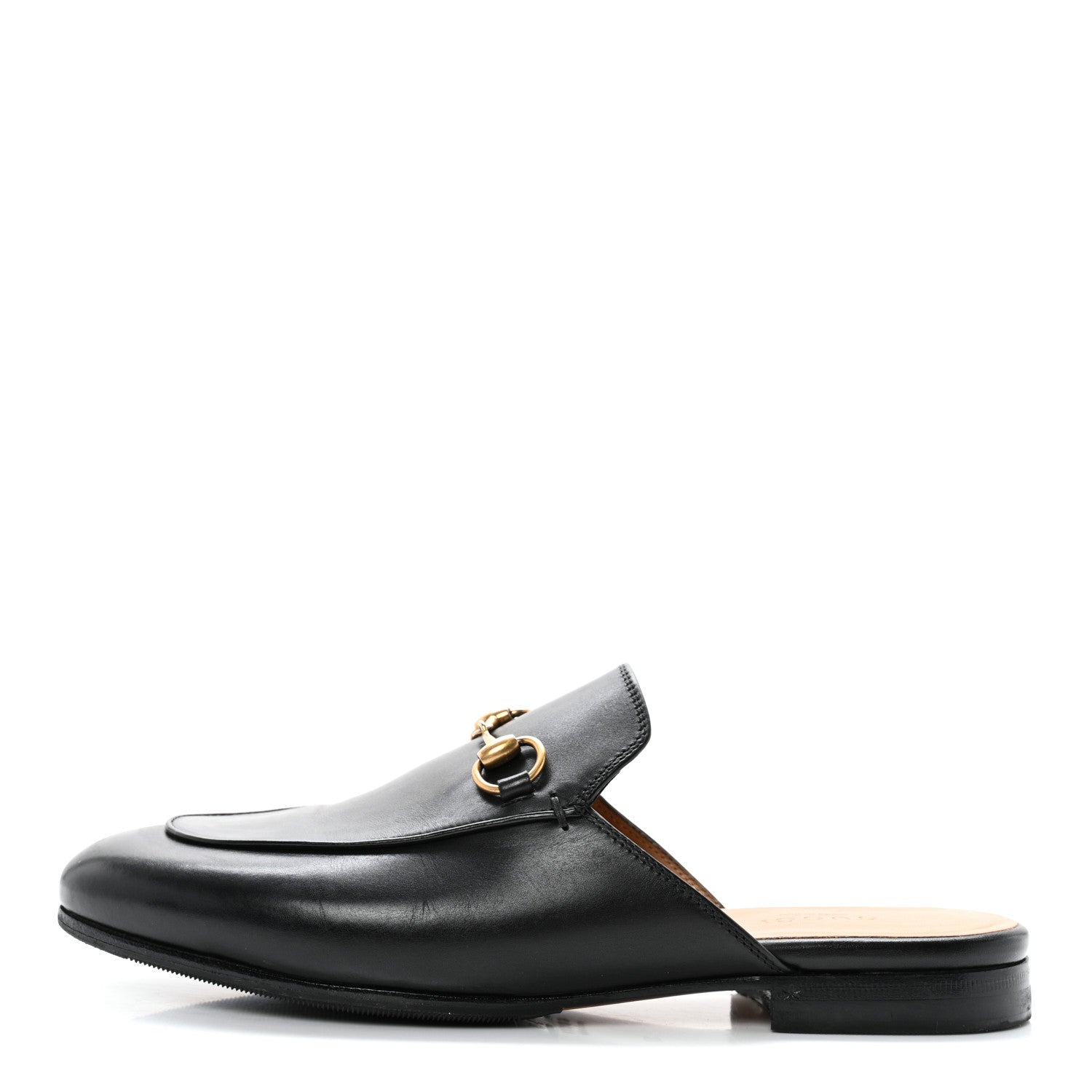 Gucci Calfskin Womens Princetown Slippers 37 Black 1 of 11