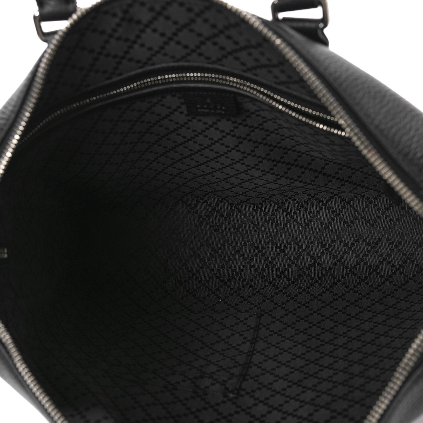 Pebbled Calfskin Briefcase Black