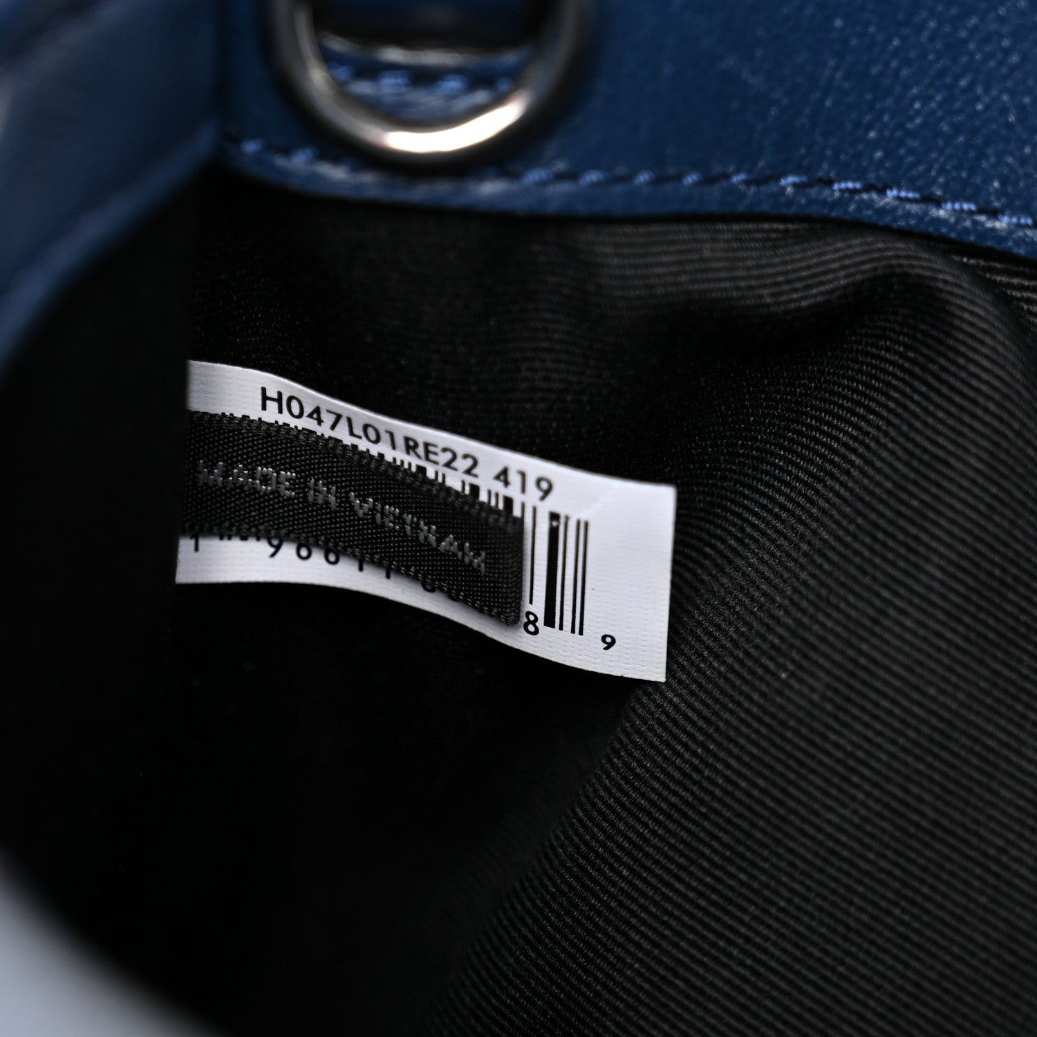 Marc Jacobs Lambskin Quilted Mini Grind Tote Bag Azure Blue 6 of 10