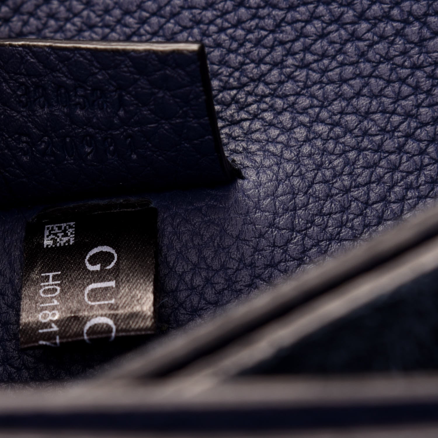 Gucci Soft Grained Calfskin Small Jackie Shoulder Bag Classic Blue Marine 12 of 21