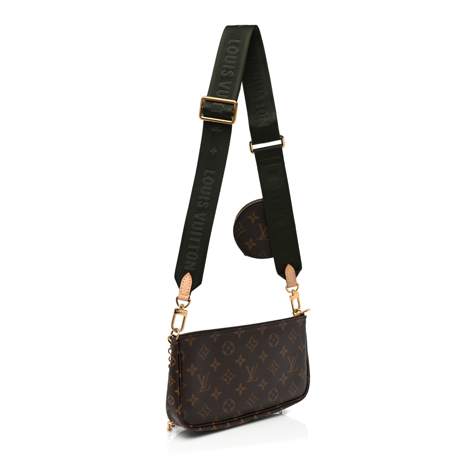 Louis Vuitton Monogram Multi Pochette Accessories Kaki 3 of 10