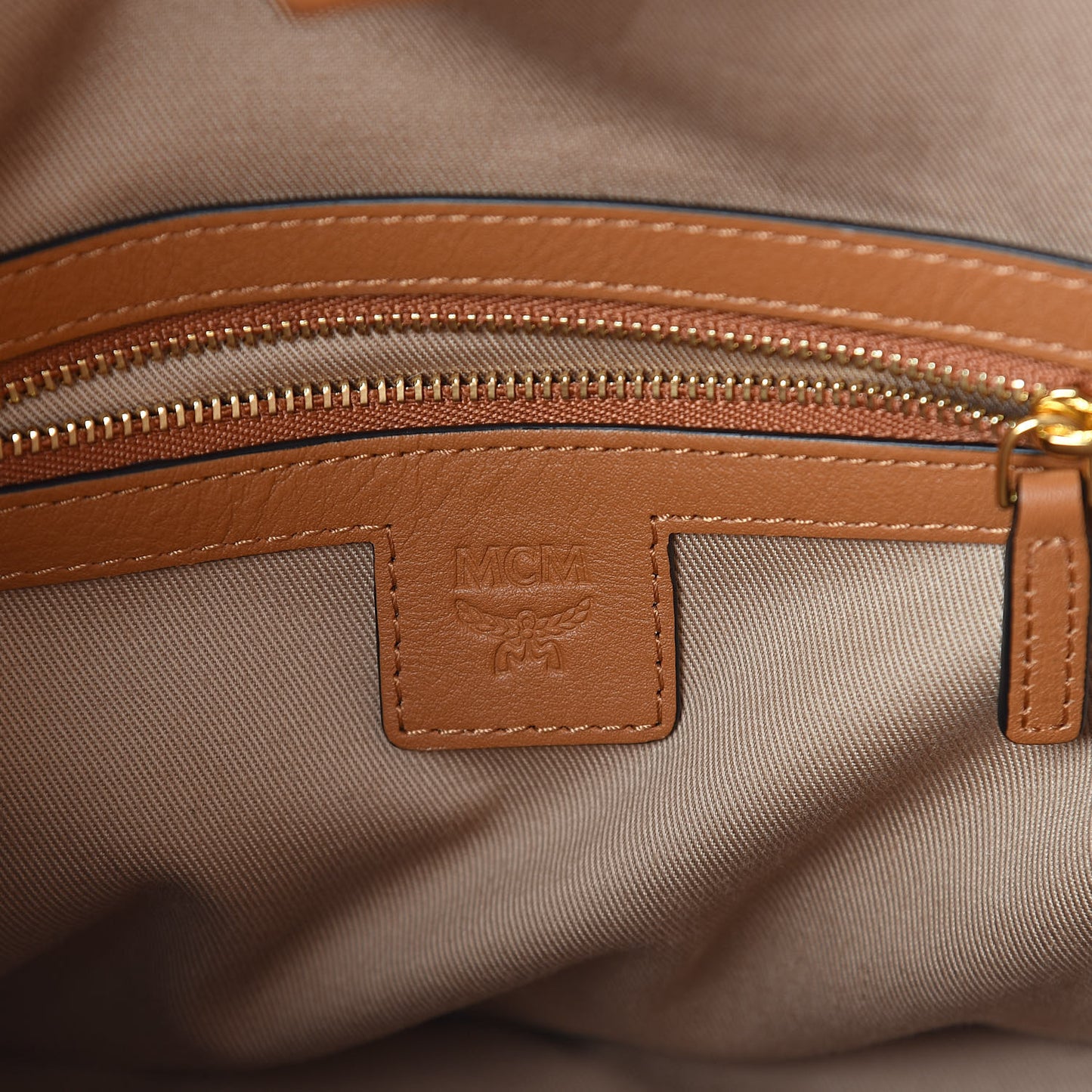 Visetos Essential Drawstring Bag Cognac