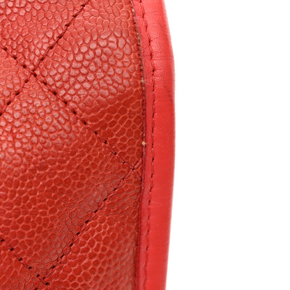 Chanel Caviar Quilted Medium French Riviera Flap Red 15 of 15