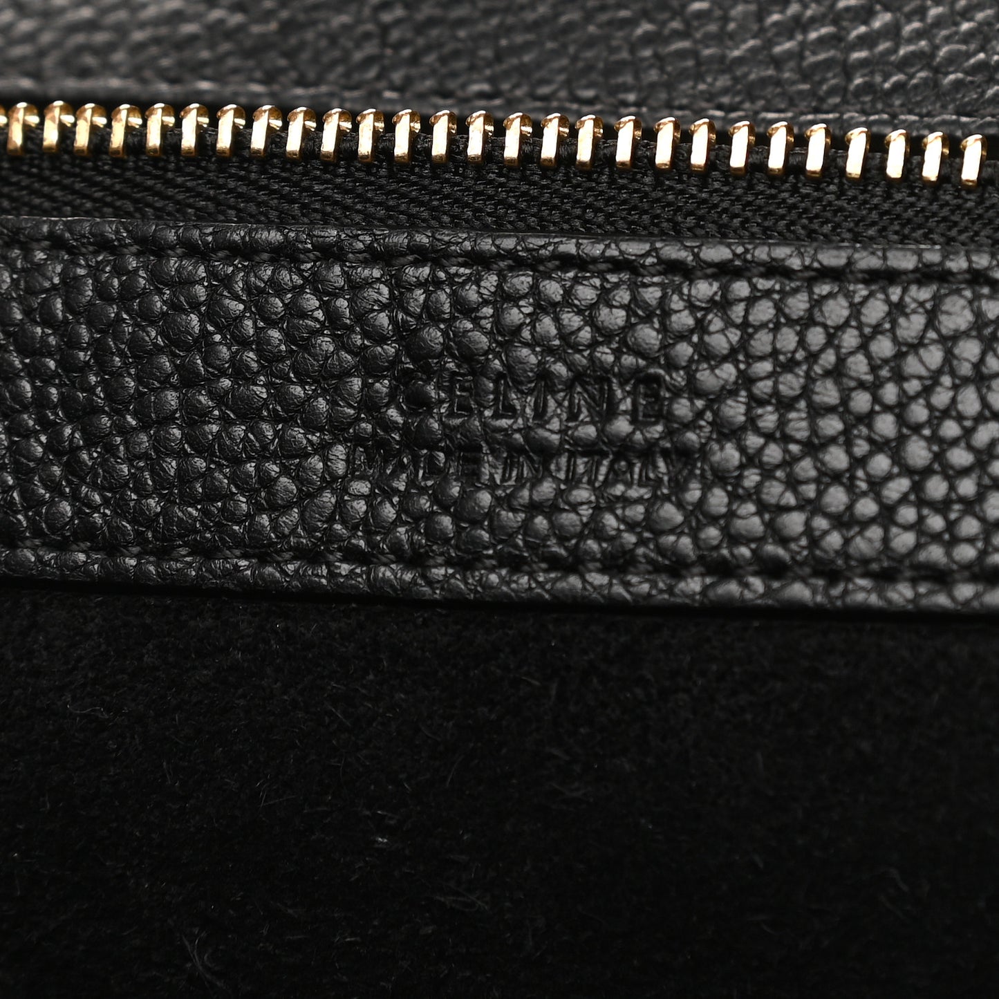 Soft Grained Calfskin Medium Cabas Phantom Black