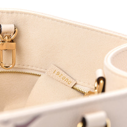 Louis Vuitton Empreinte Monogram Giant Onthego PM Creme Bois De Rose 10 of 11