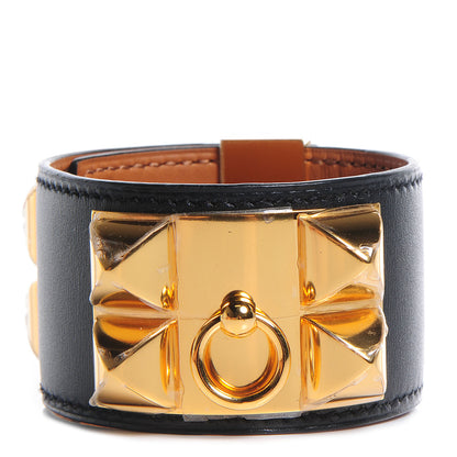 Hermes Chamonix Collier de Chien CDC Bracelet L Black 1 of 6
