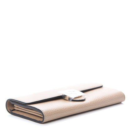 Gucci Dollar Calfskin Interlocking G Continental Wallet Camelia 4 of 7