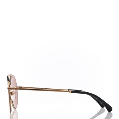 Chanel Metal Winter Round Sunglasses 4232 Gold 3 of 8