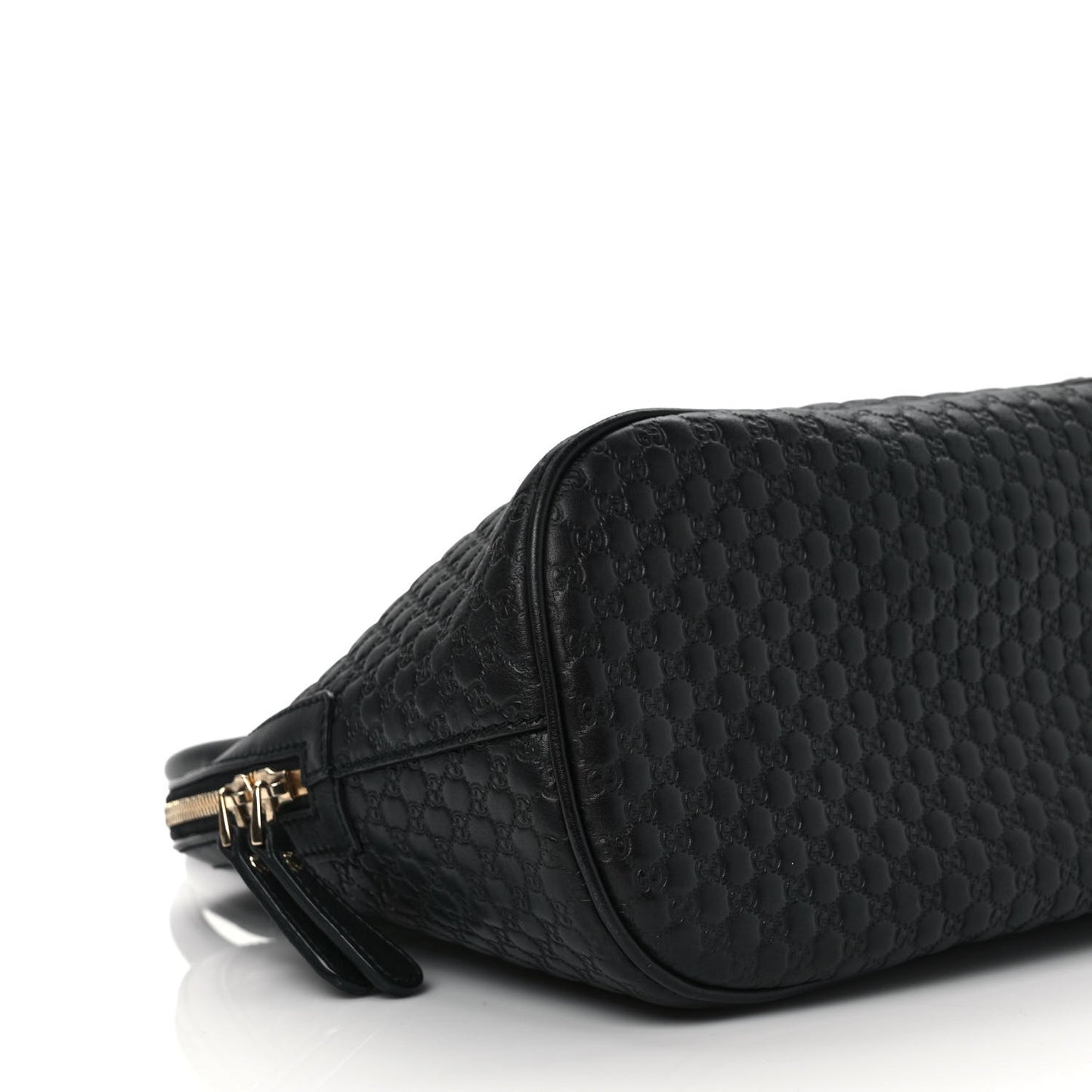 Microguccissima Medium Dome Bag Black