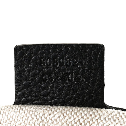 Gucci Pebbled Calfskin Medium Soho Chain Shoulder Bag Black 7 of 11