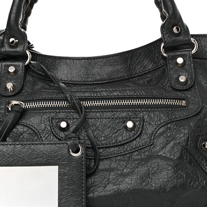 Balenciaga Agneau Classic Silver Hardware First Gris Fossile 8 of 11