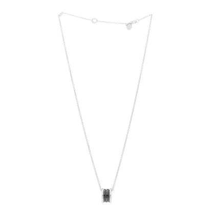 Bulgari Sterling Silver Ceramic Save The Children Pendant Necklace 2 of 7