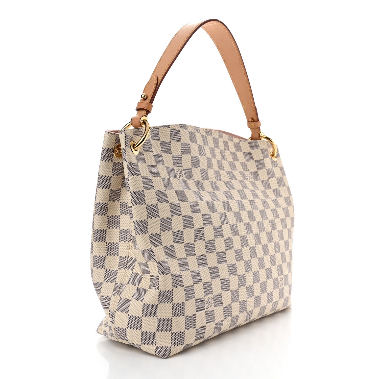 Louis Vuitton Damier Azur Graceful PM Rose Ballerine 3 of 10
